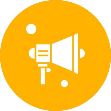  Vektör konuşmacı Simgesi, vektör illüstrasyonu  