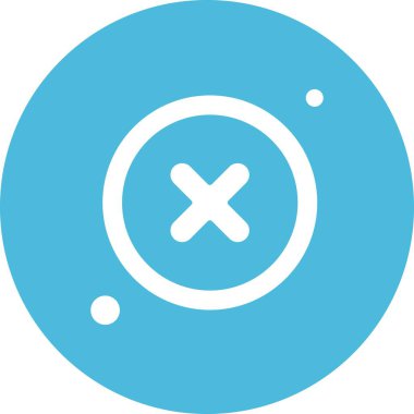 çapraz simgenin vektör illüstrasyonu