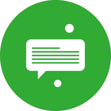 Konuşma balonu vektör çizimi 