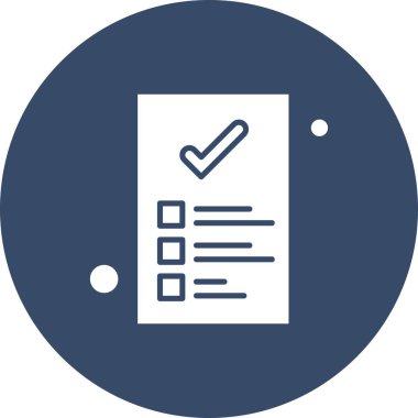 Belgenin vektör illüstrasyonu, basit simge tasarımı