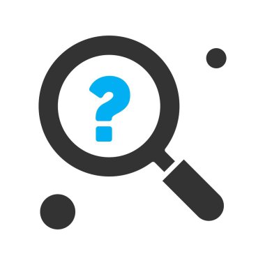 araştırma simgesi, vektör illüstrasyonu