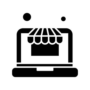  dizüstü bilgisayar simgesi, vektör illüstrasyonu 