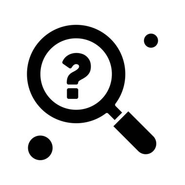 araştırma simgesi, vektör illüstrasyonu