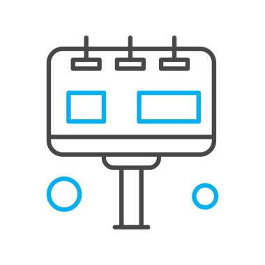 Sunum Simgesi Vektör illüstrasyonu