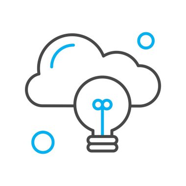 Vektör Ampul Simgesi, vektör illüstrasyonu  