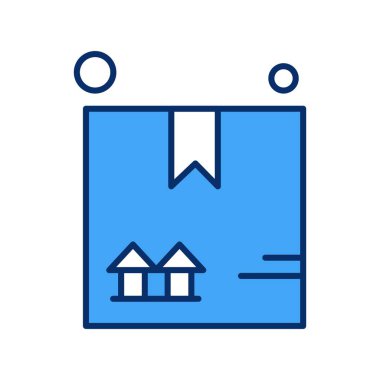  Kutu Simgesinin Vektör illüstrasyonu