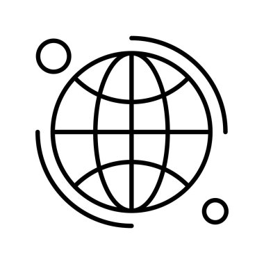 Vektör Toprak Simgesi, vektör illüstrasyonu  