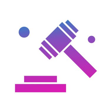  Vektör Yargıç Ico, vektör illüstrasyonu