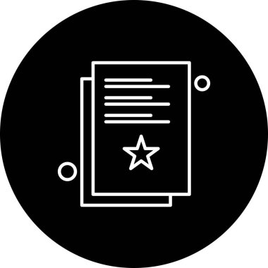 Vektör Belgesi Simgesi Dijital illüstrasyonuName