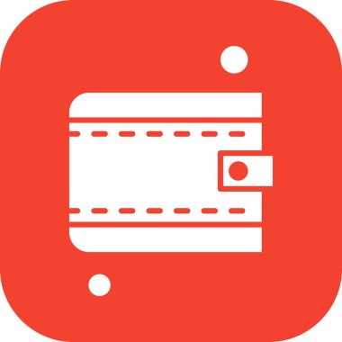 Vektör cüzdanı Ico, vektör illüstrasyonu