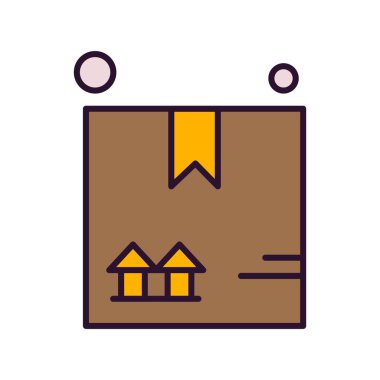  Kutu Simgesinin Vektör illüstrasyonu