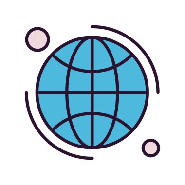 Vektör Toprak Simgesi, vektör illüstrasyonu  