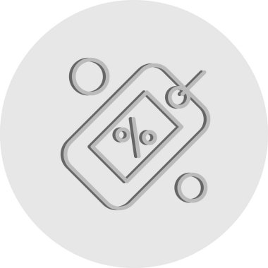 Vektör Etiketi Ico, vektör illüstrasyonu