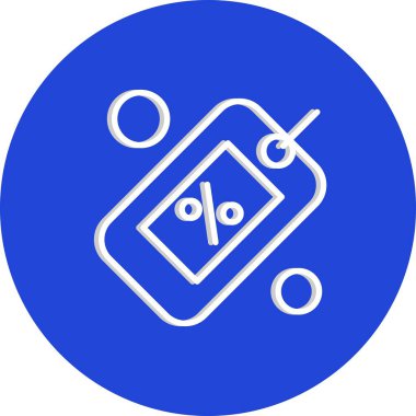 Vektör Etiketi Ico, vektör illüstrasyonu