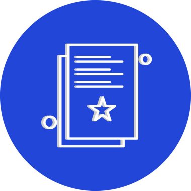 Vektör Belgesi Simgesi Dijital illüstrasyonuName