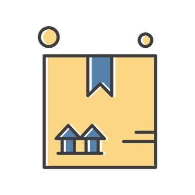  Kutu Simgesinin Vektör illüstrasyonu