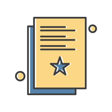 Vektör Belgesi Simgesi Dijital illüstrasyonuName