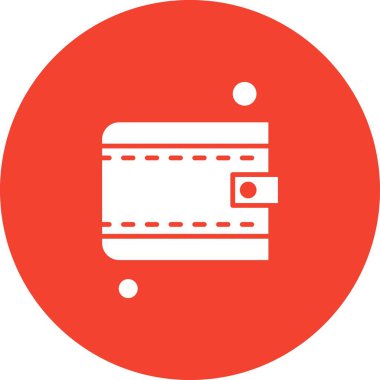 Vektör cüzdanı Ico, vektör illüstrasyonu