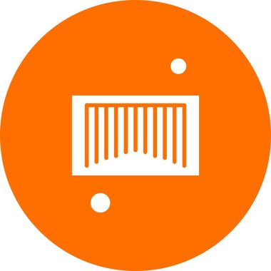 Vektör çubuğu kodlaması Ico, vektör illüstrasyonu