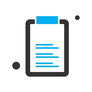 Belgenin vektör illüstrasyonu, basit simge tasarımı