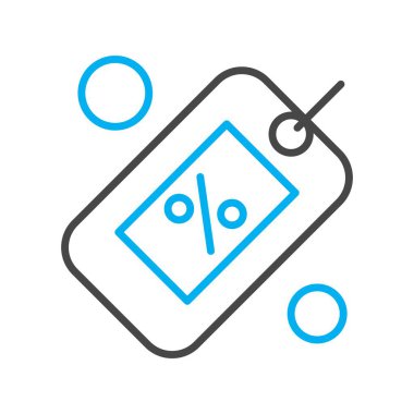 Vektör Etiketi Ico, vektör illüstrasyonu