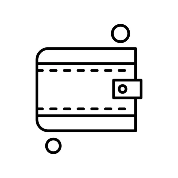 Portafoglio Vettoriale Ico Illustrazione Vettoriale — Vettoriale Stock