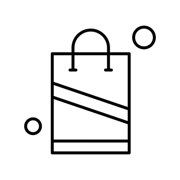 Vector Illustration Shopping Bag Icon — Stock Vector