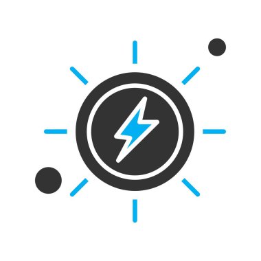 Vektör Enerji Ağı Simgesi