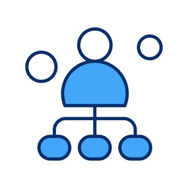 Tasarım için vektör kullanıcı simgesi