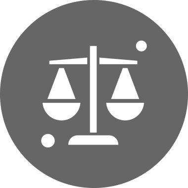  Denge simgesinin vektör illüstrasyonu   