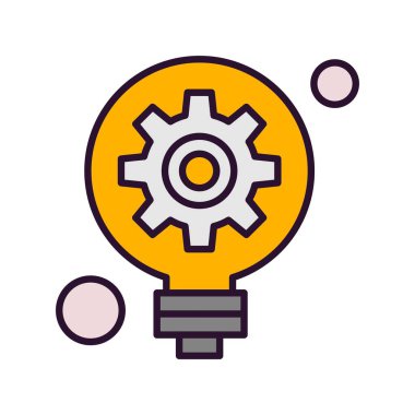 Vektör Ampul Simgesi, vektör illüstrasyonu  