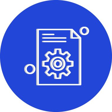 Vektör Belgesi Simgesi Dijital illüstrasyonuName