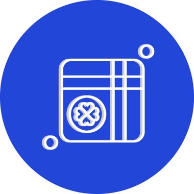 Aziz Patrick konsept simgesi, vektör illüstrasyonu