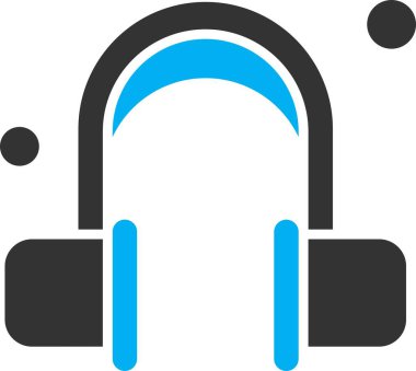 Vektör kulaklığı web simgesi