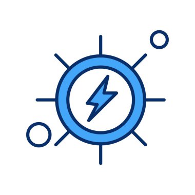 Vektör Enerji Ağı Simgesi