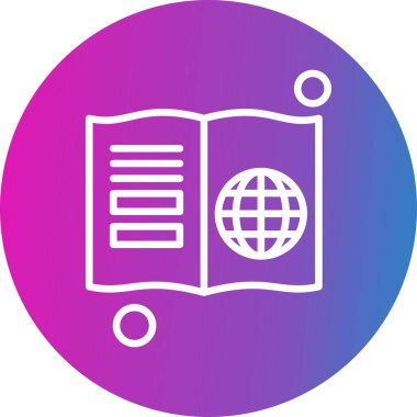 kitap simgesi, vektör illüstrasyonu