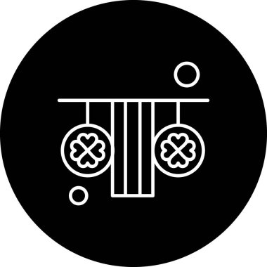 Aziz Patrick konsept simgesi, vektör illüstrasyonu