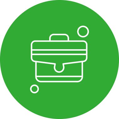 Vektör valizi web simgesi