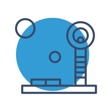 teknoloji konsept simgesi, vektör illüstrasyonu