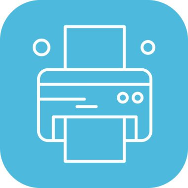 Nesnelerin internet konseptinin basit vektör simgesi