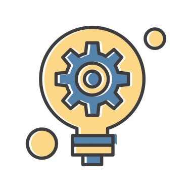 Vektör Ampul Simgesi, vektör illüstrasyonu  