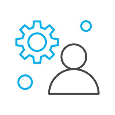 Tasarım için vektör kullanıcı simgesi