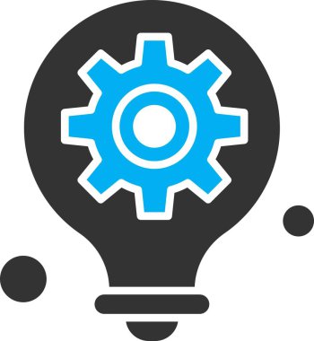 Vektör Ampul Simgesi, vektör illüstrasyonu  