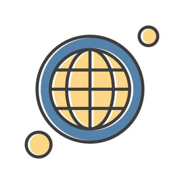 Vektör Toprak Simgesi, vektör illüstrasyonu  