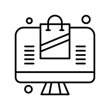 Nesnelerin internet konseptinin basit vektör simgesi