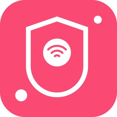 Vektör kalkanı ağ simgesi