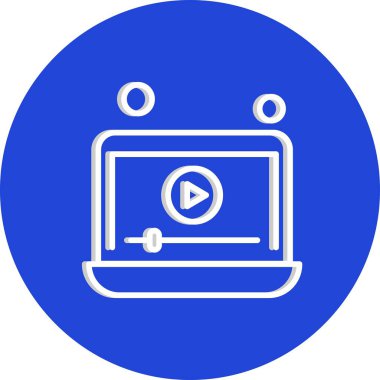  dizüstü bilgisayar simgesi, vektör illüstrasyonu 