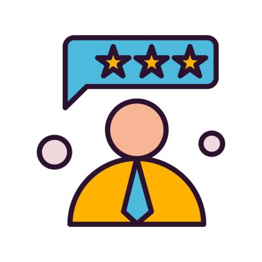 Vektör işadamı Ico