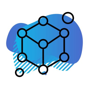 teknoloji konsept simgesi, vektör illüstrasyonu