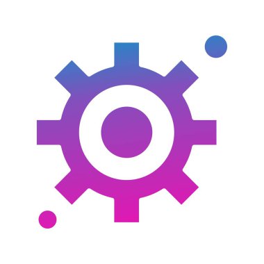  Simge ile dişli vektör ayarı